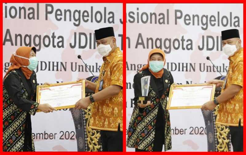 JDIH Provinsi Jawa Timur Raih Dua Penghargaan