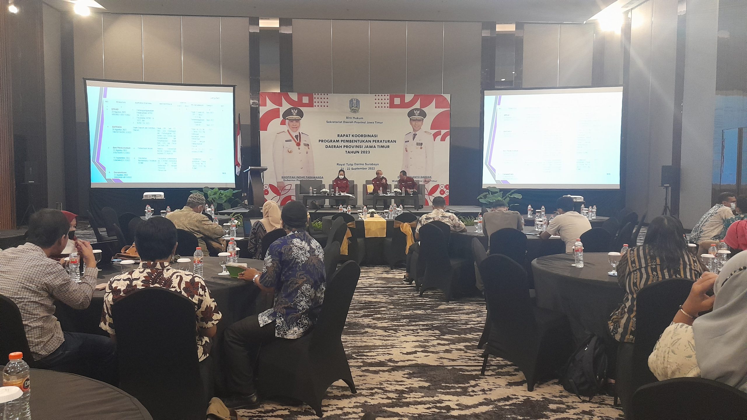 Rapat Koordinasi Program Pembentukan Peraturan Daerah Provinsi Jawa Timur Tahun 2023